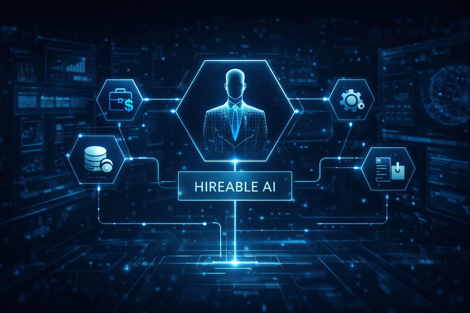 Human AI collaboration visual